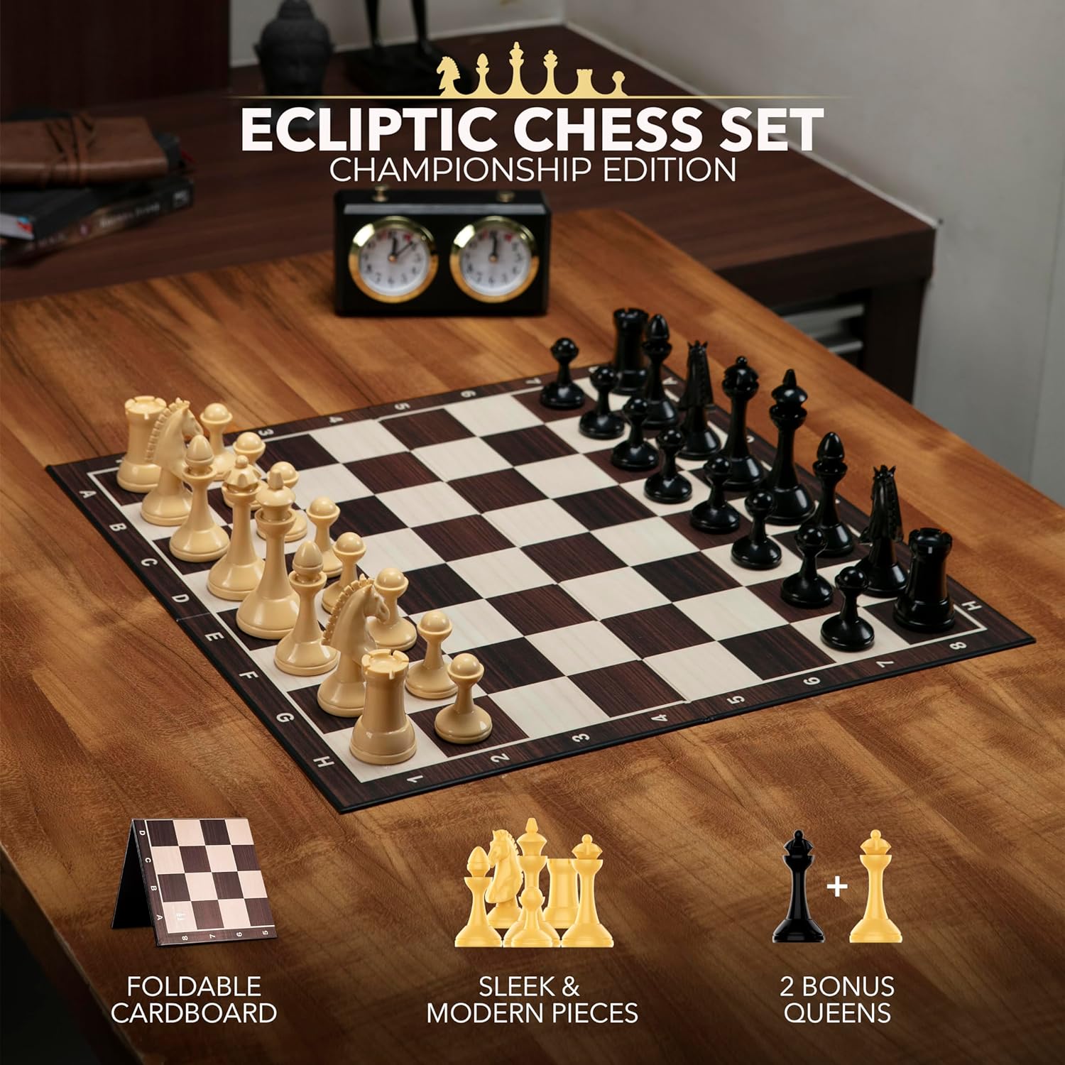 Prevision Ecliptic Championship Edition chess set